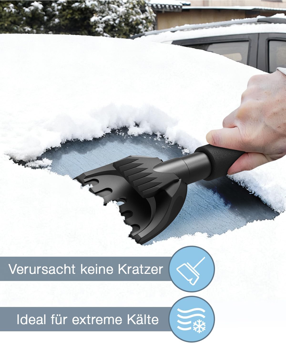 Thumbnail 3 de HOAMZ Eiskratzer Auto 2025 Scheibenkratzer mit Eisbrecher Funktion