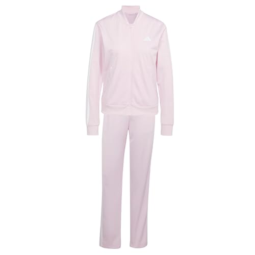 Detalle de Adidas Donna Essentials 3-Stripes Track Suit - clear pink, taglia XL