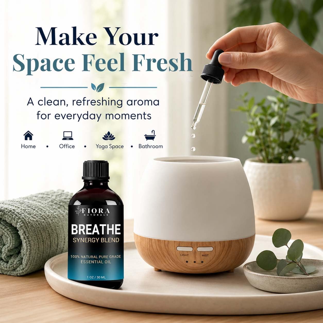 Detalle 2 de Breathe Essential Oil Blend, 1 fl oz