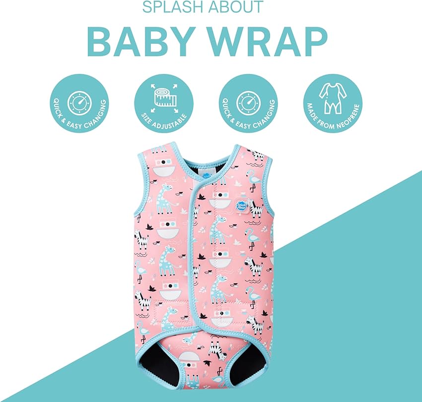 Thumbnail 6 de Splash About Baby Wrap Wetsuit neopreno 3 mm UPF 50+