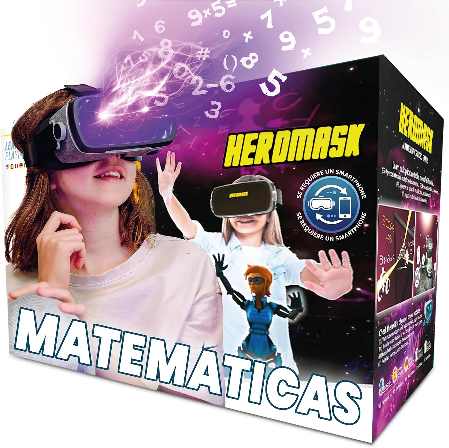 Detalle de Heromask VR HeroMask gafas educativas 5‑12 años