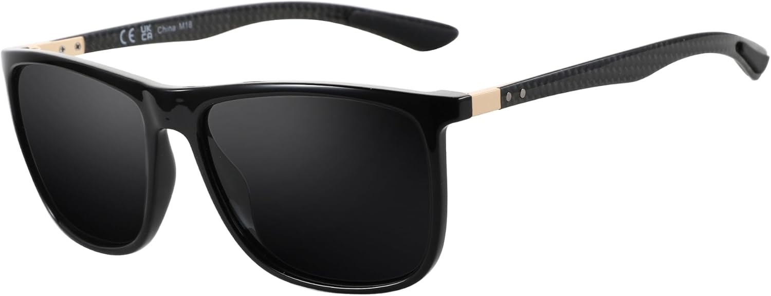 Thumbnail 6 de ZENOTTIC Polarisierte Sonnenbrille Kohlefaser 58mm