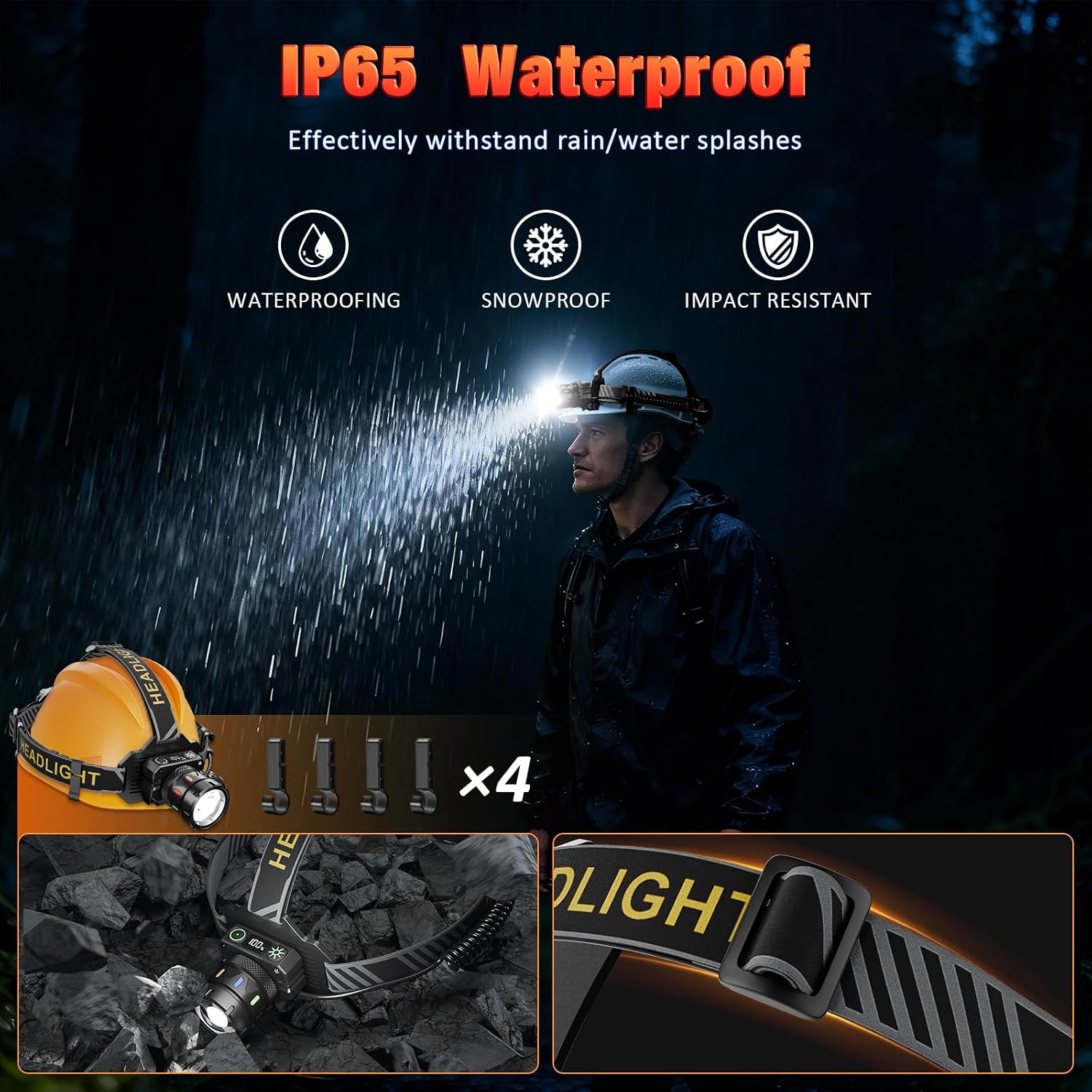 Thumbnail 6 de Sefitopher Head Torch Rechargeable 80000LM