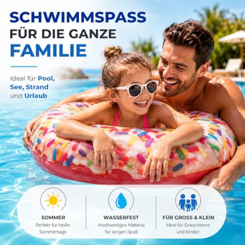 Thumbnail 8 de Aufblasbarer Schwimmring Streusel Ø 120 cm von TK Gruppe Timo Klingler – Donut-Streusel Design