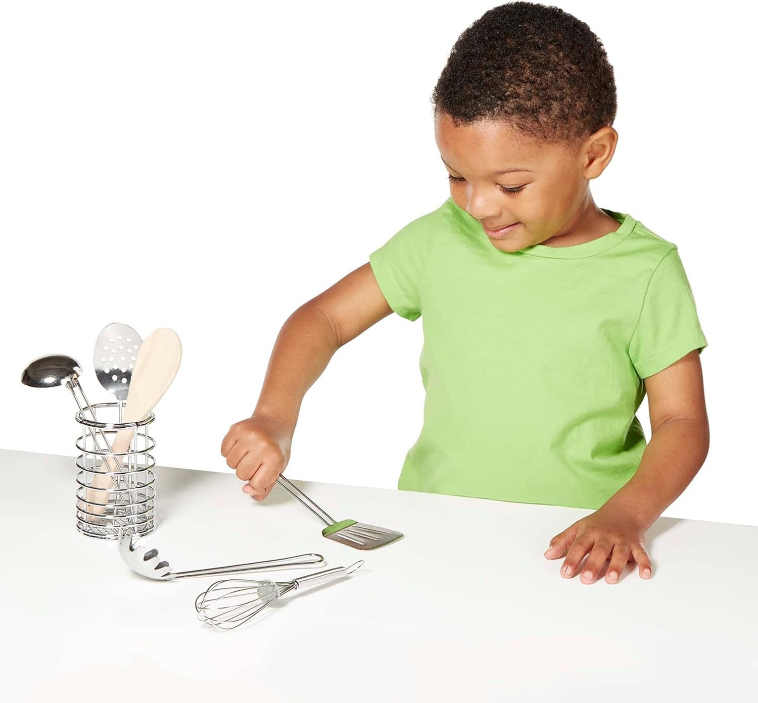 Detalle de Melissa & Doug Stir & Serve 7-piece utensils