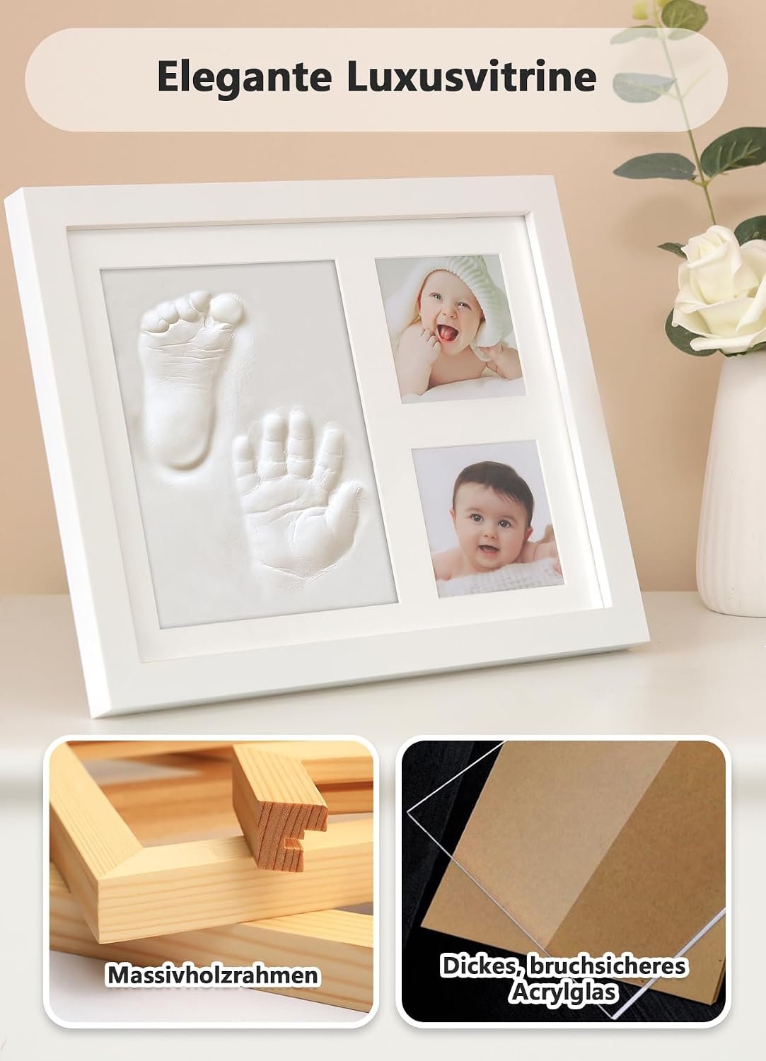Thumbnail 4 de PewinGo Baby Handabdruck Set 1 Rahmen