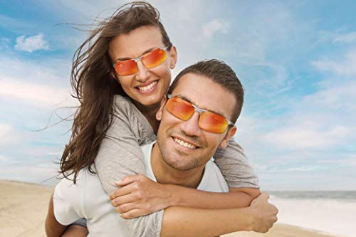 Detalle de BALINCO Occhiali da sole Sport con montatura in alluminio e lenti TAC polarizzate — set accessori regalo