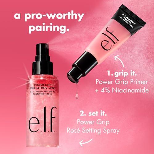 Detalle de e.l.f. Power Grip Rosé Setting Spray