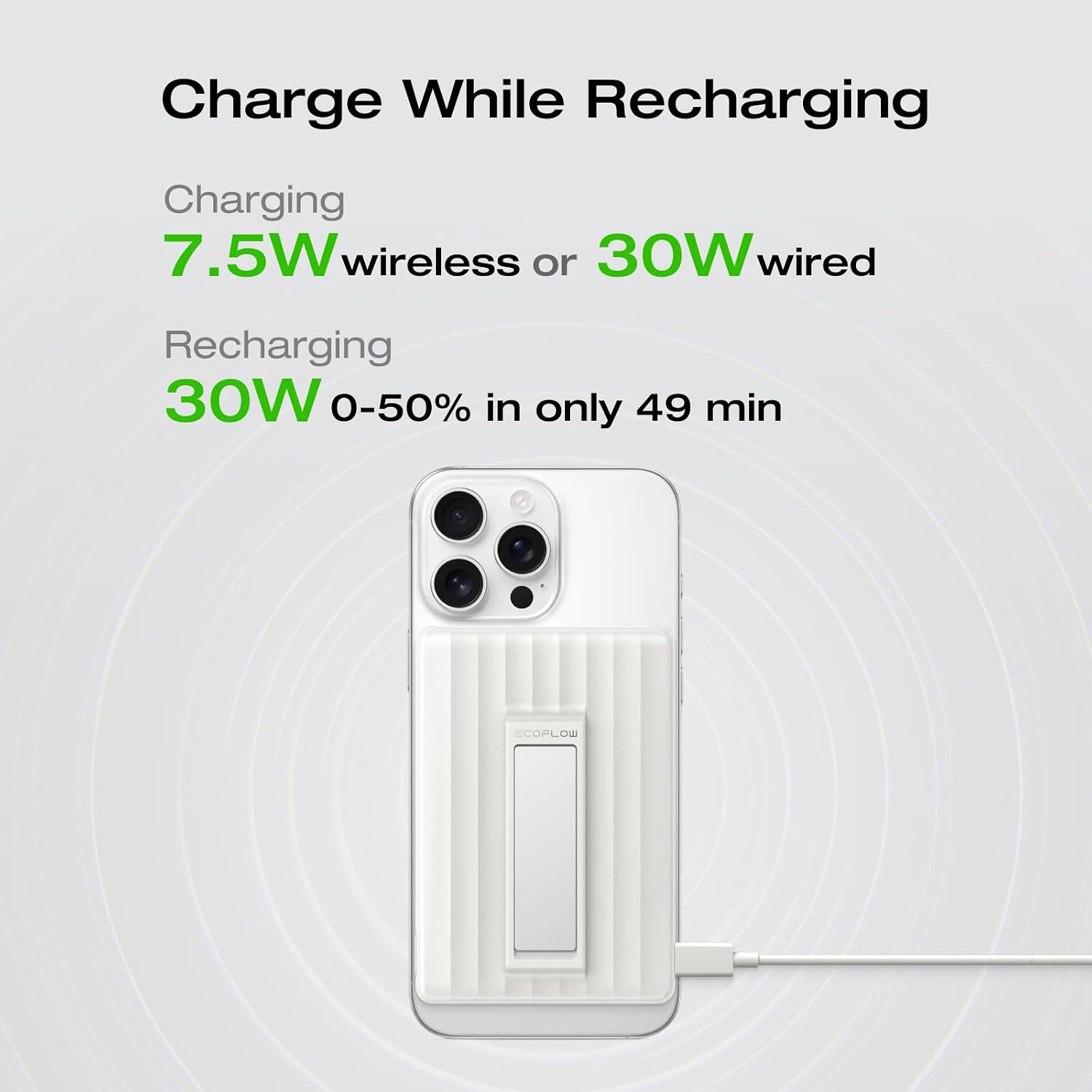 Detalle de EF ECOFLOW Magnetic Power Bank 10,000mAh