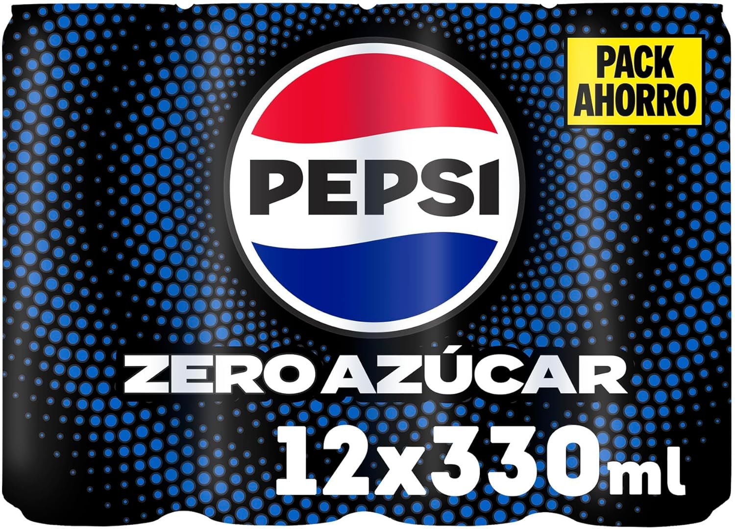 Detalle 2 de Pepsi Zero pack de 12 latas 330 ml