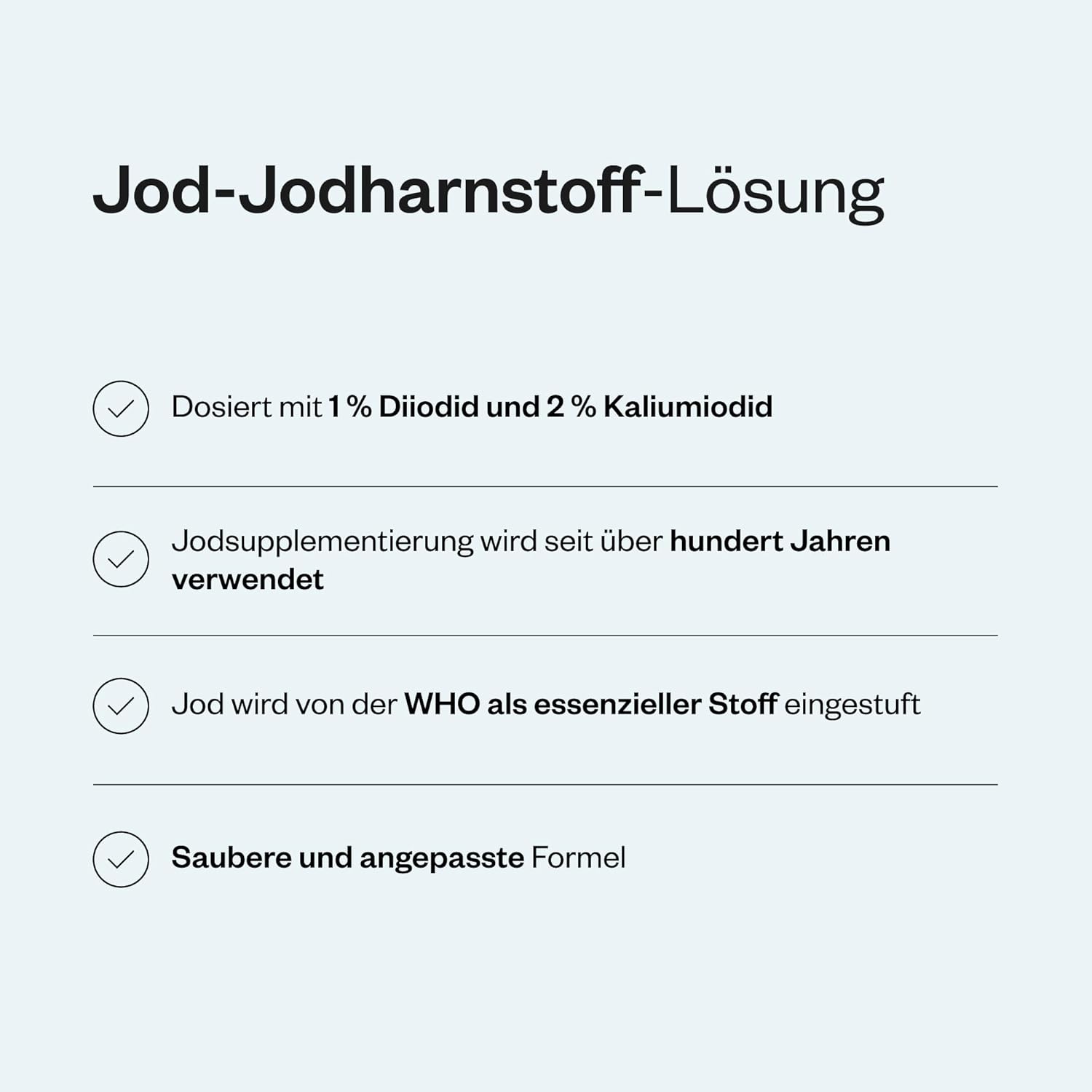 Thumbnail 3 de Lugol 1% Jodtropfen (Jod-Jod Harnstoff-Lösung) – Diode 1% / Kaliumjodid 2%, 1000 Tropfen