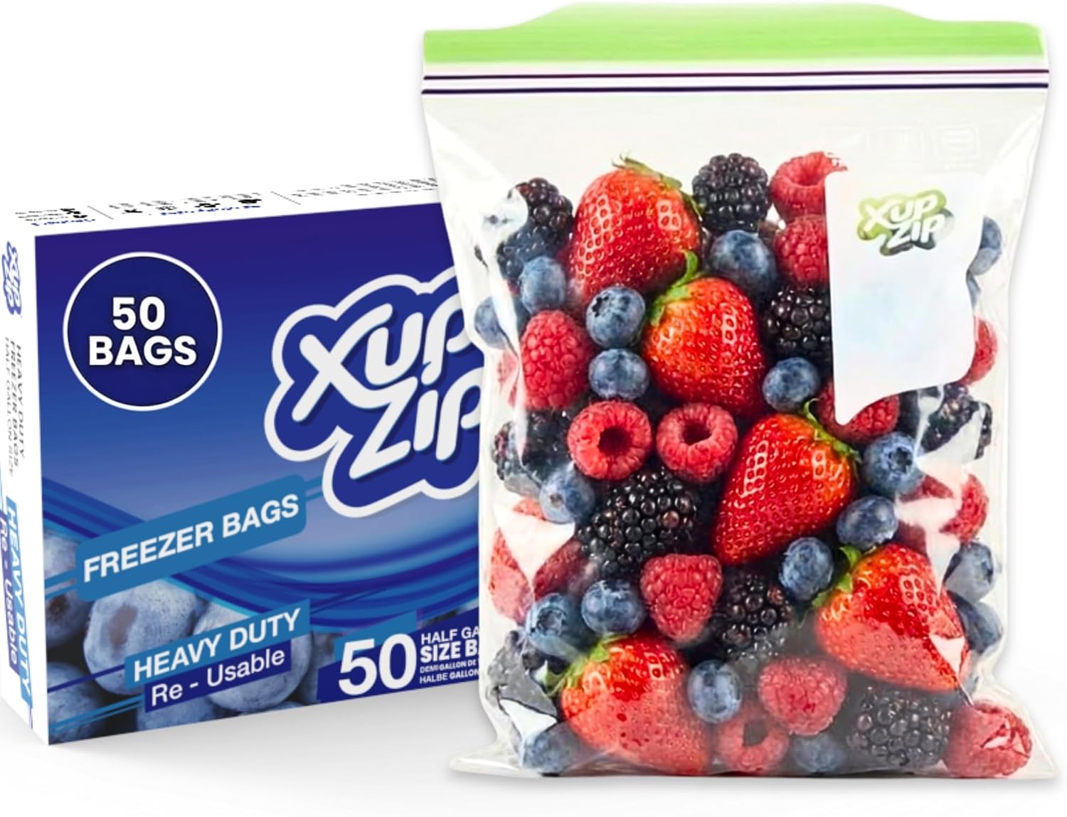 Thumbnail 6 de XupZip freezer bags 4.55L 40 pack