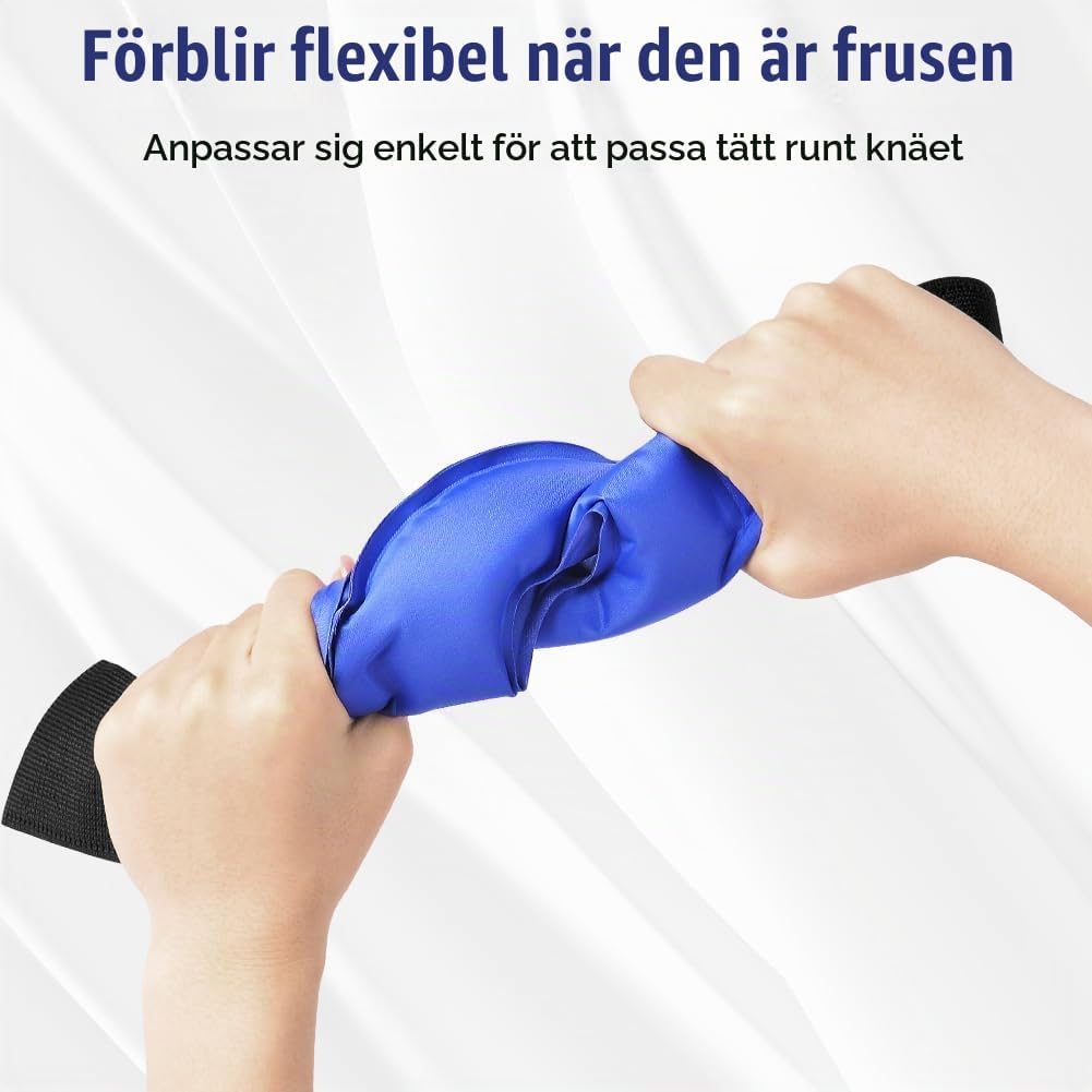 Detalle 2 de ACWOO knäkompress i gel för varm- och kylbehandling, återanvändbar