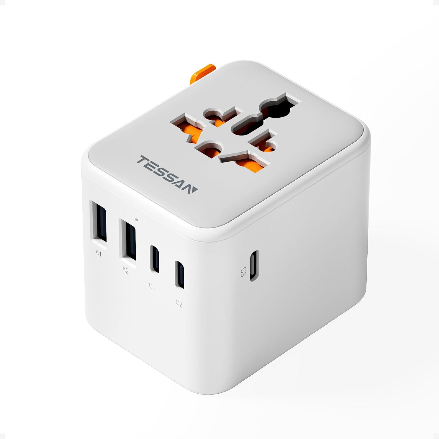 Detalle de TESSAN Adattatore Universale da Viaggio 15 W