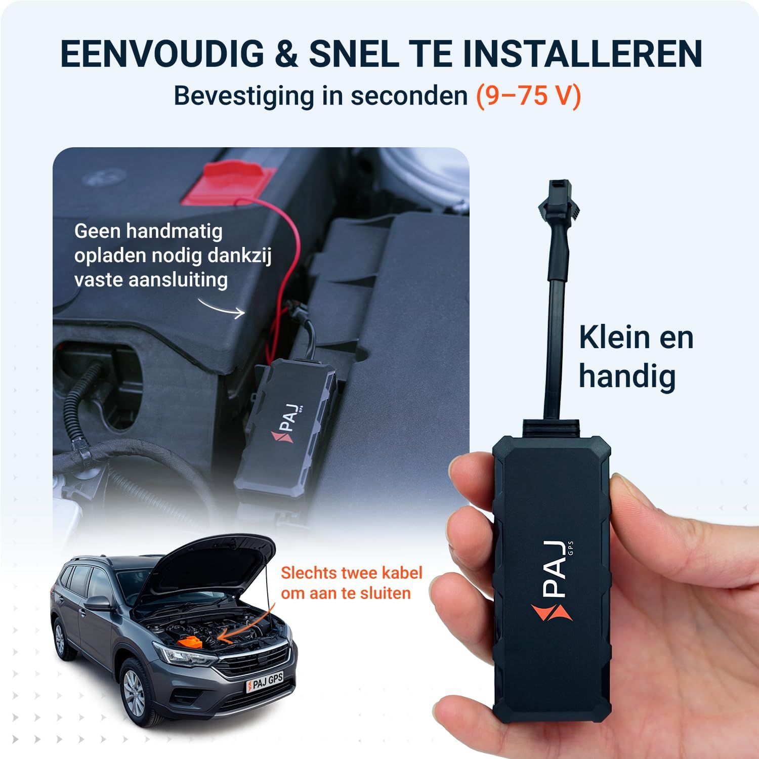 Detalle 2 de PAJ GPS 4G - MINI - diefstalbeveiliging 1m kabel GPS-tracker voor voertuigen