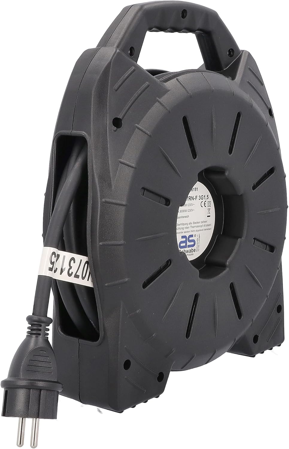 Detalle 2 de as - Schwabe 16151 – skrzynka kablowa 15 m, 4 gniazda, IP44