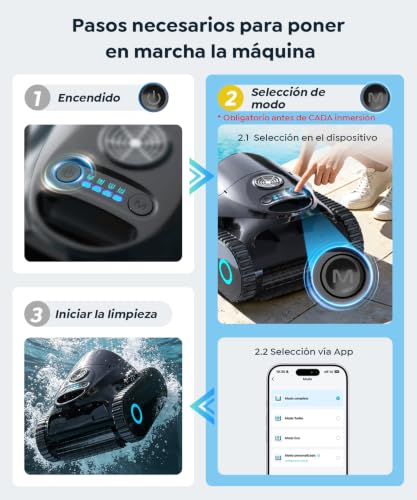 Thumbnail 9 de TALOSBO C1: Robot limpiafondos piscina con autonomía de 180 min y control por app