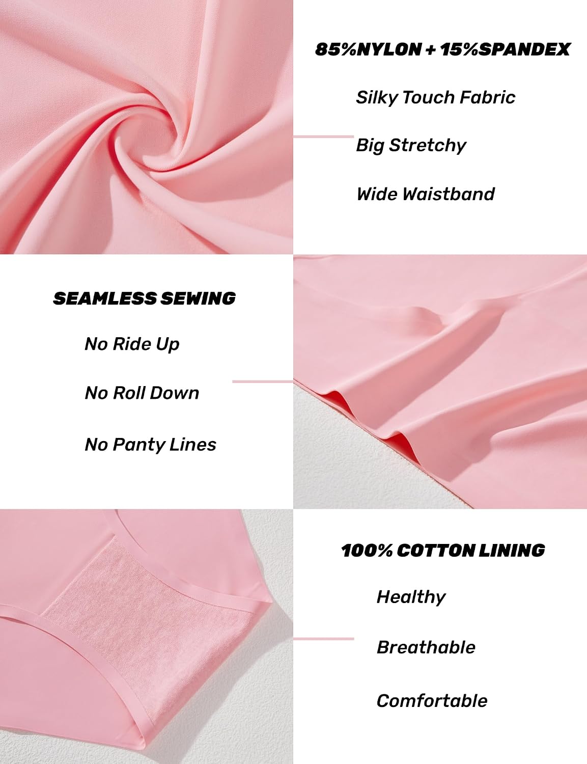 Detalle de Caterlove Seamless Underwear 6-Pack