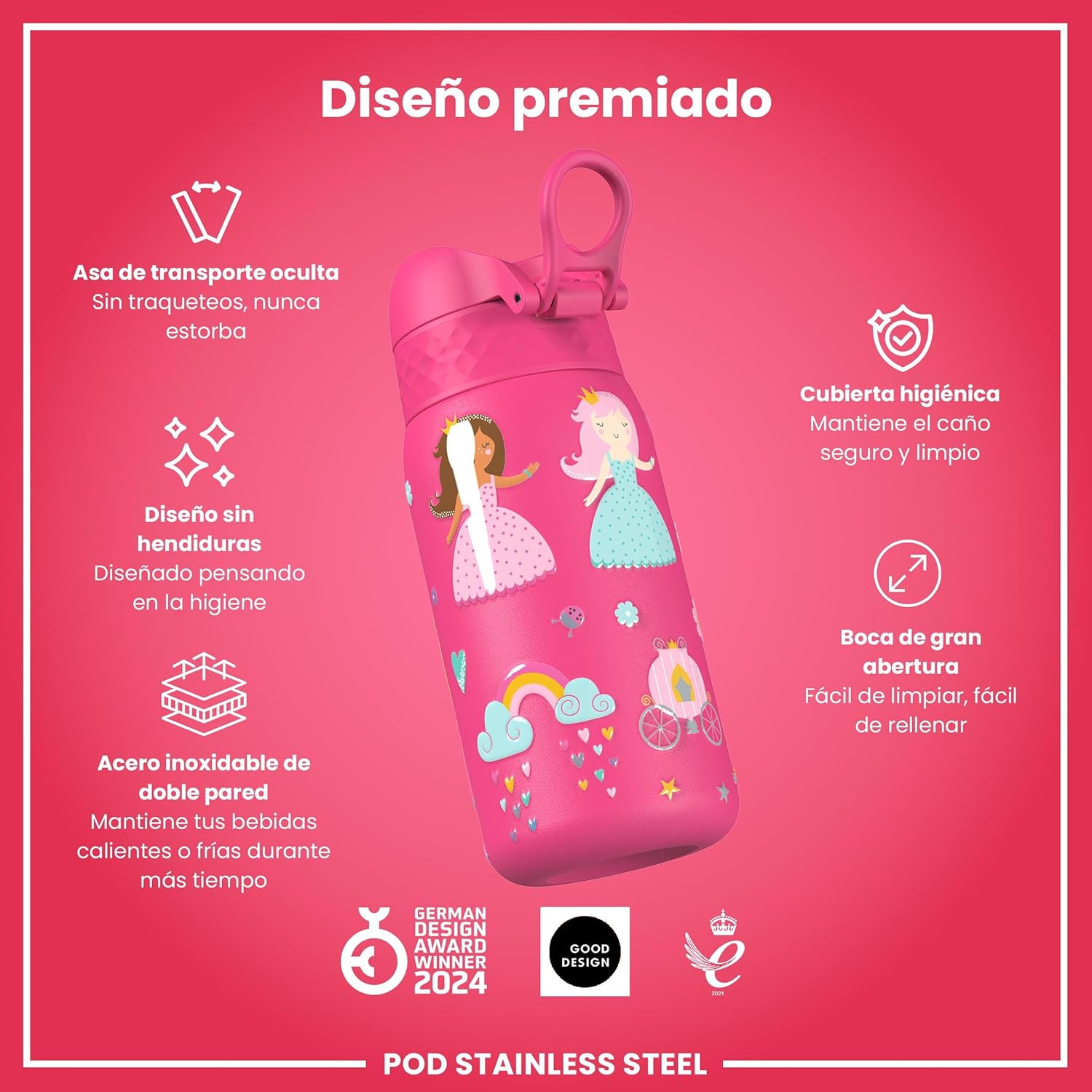 Thumbnail 5 de ION8 Botella Térmica Acero Inox. Niños 320ml 🧒 Fugas y Segura