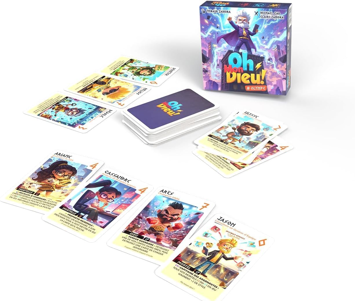 Thumbnail 3 de Bioviva Oh Mon Dieu ! (Olympe) — jeu stratégique et fun pour 2 à 6 joueurs, dès 8 ans