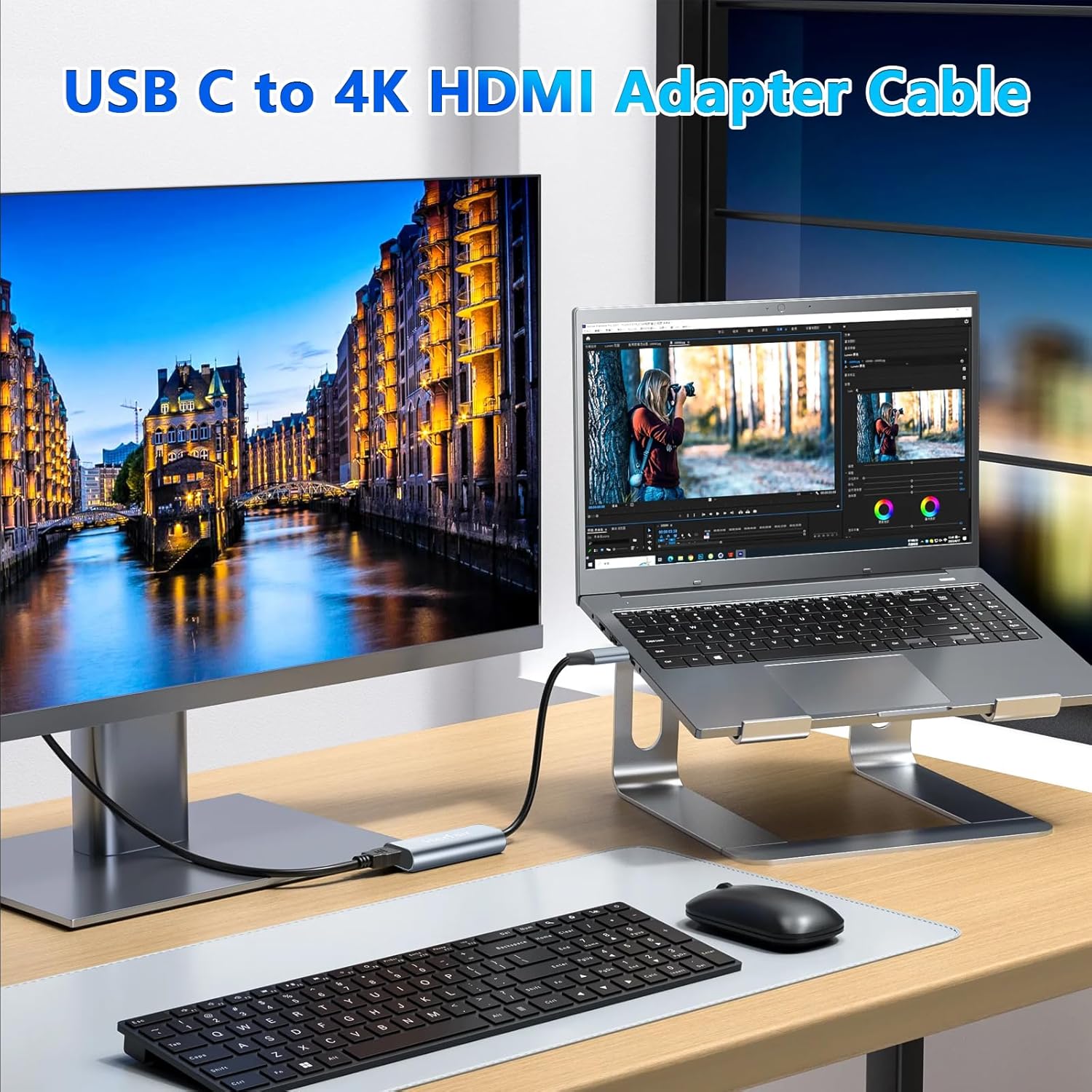 Thumbnail 1 de USB C to HDMI Adapter 4K