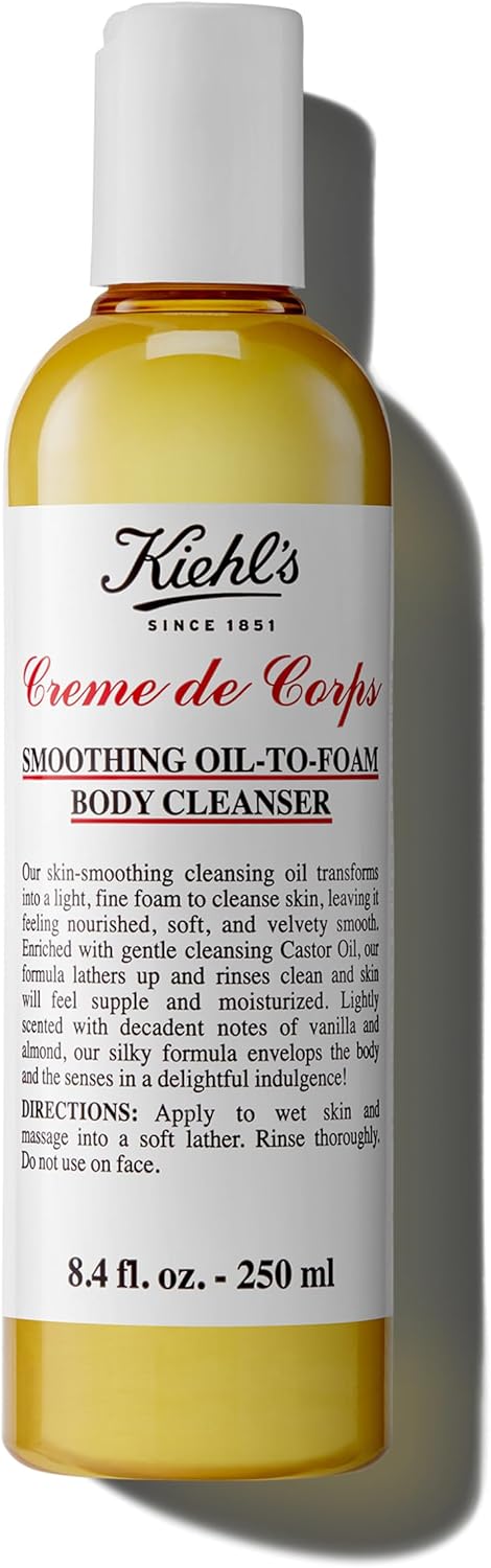 Detalle de KIEHL'S Creme de Corps Smoothing Oil-To-Foam Body Cleanser 250 ml: detergente corpo soffice e idratante