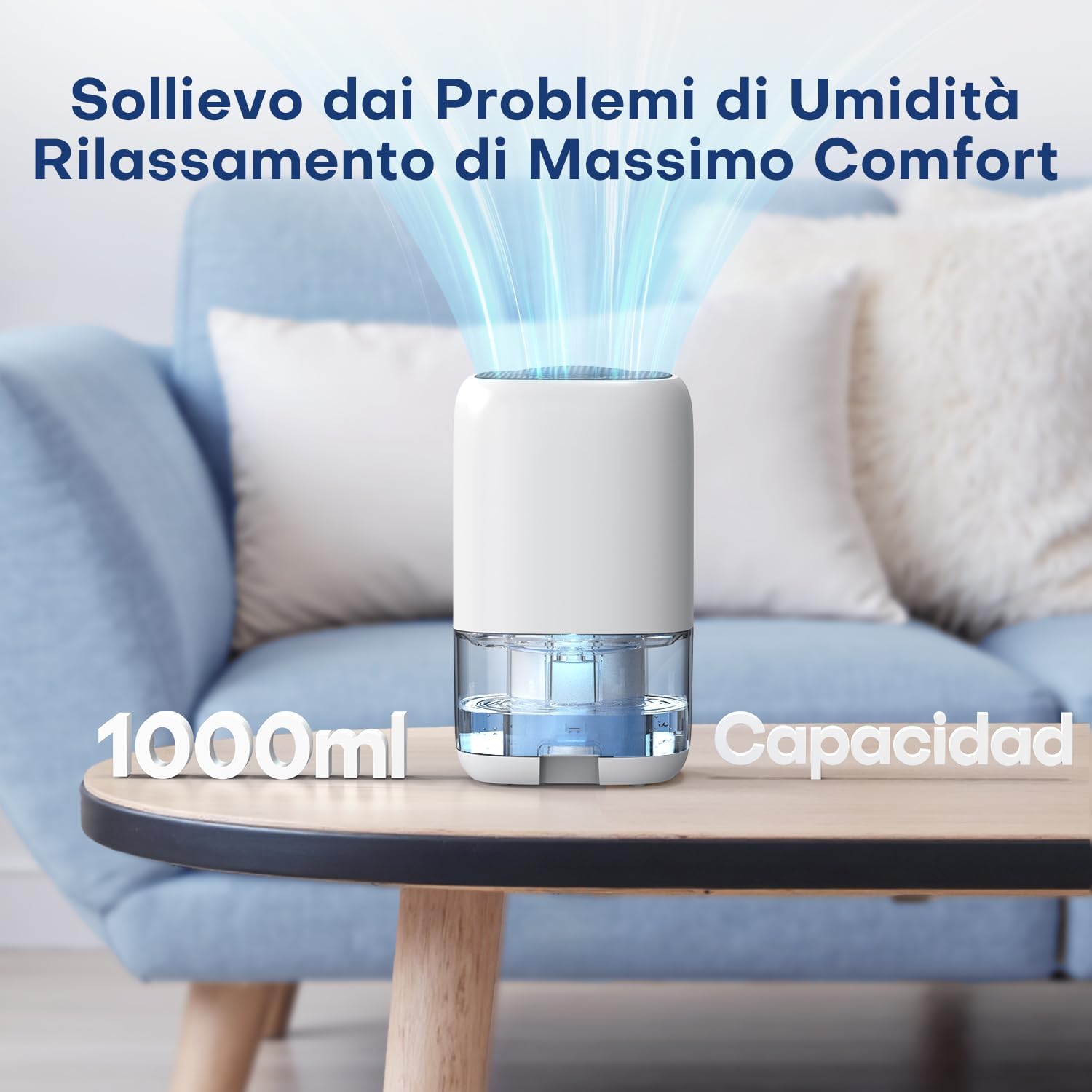 Detalle 2 de CONOPUPlus Deumidificatore 1000ML 450 ml/giorno