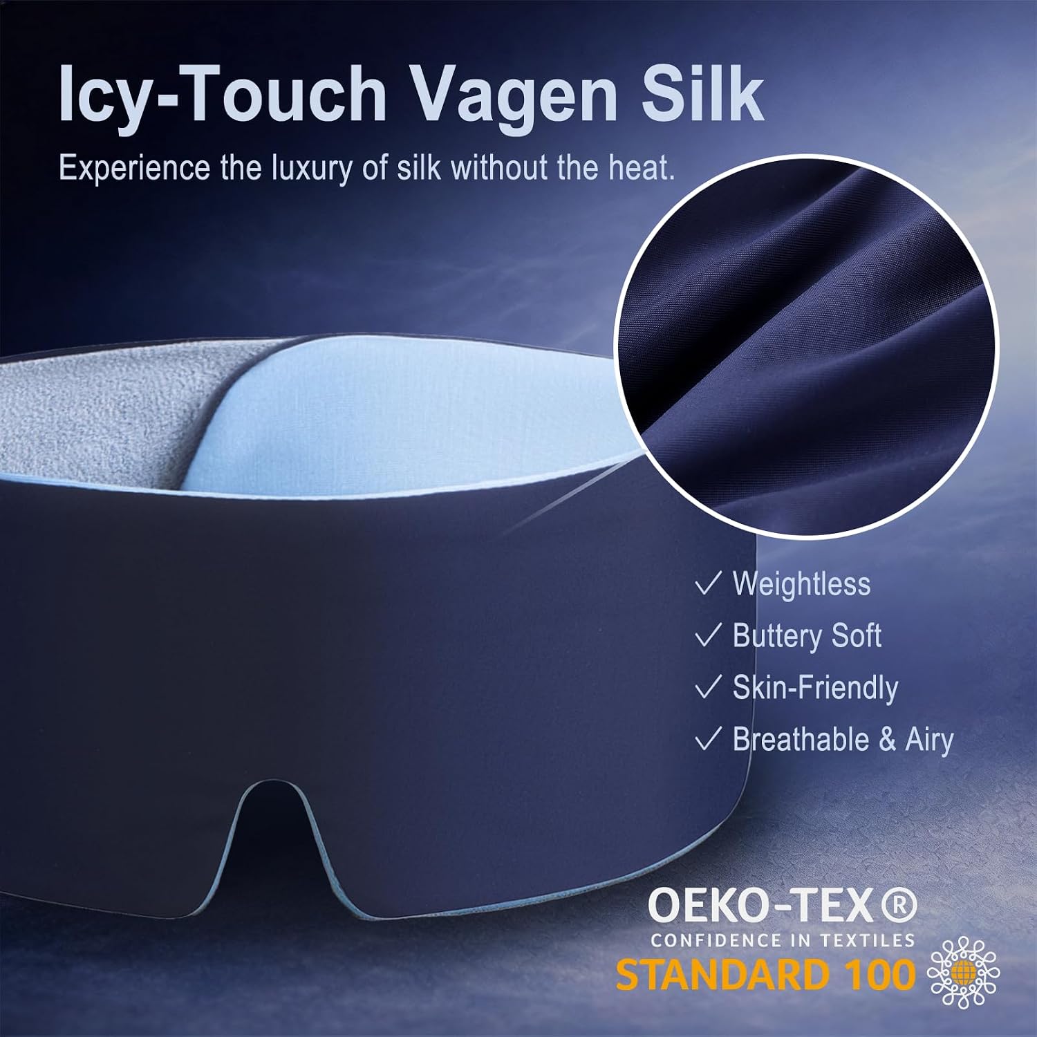 Thumbnail 3 de TongTuo Sleep Mask Black