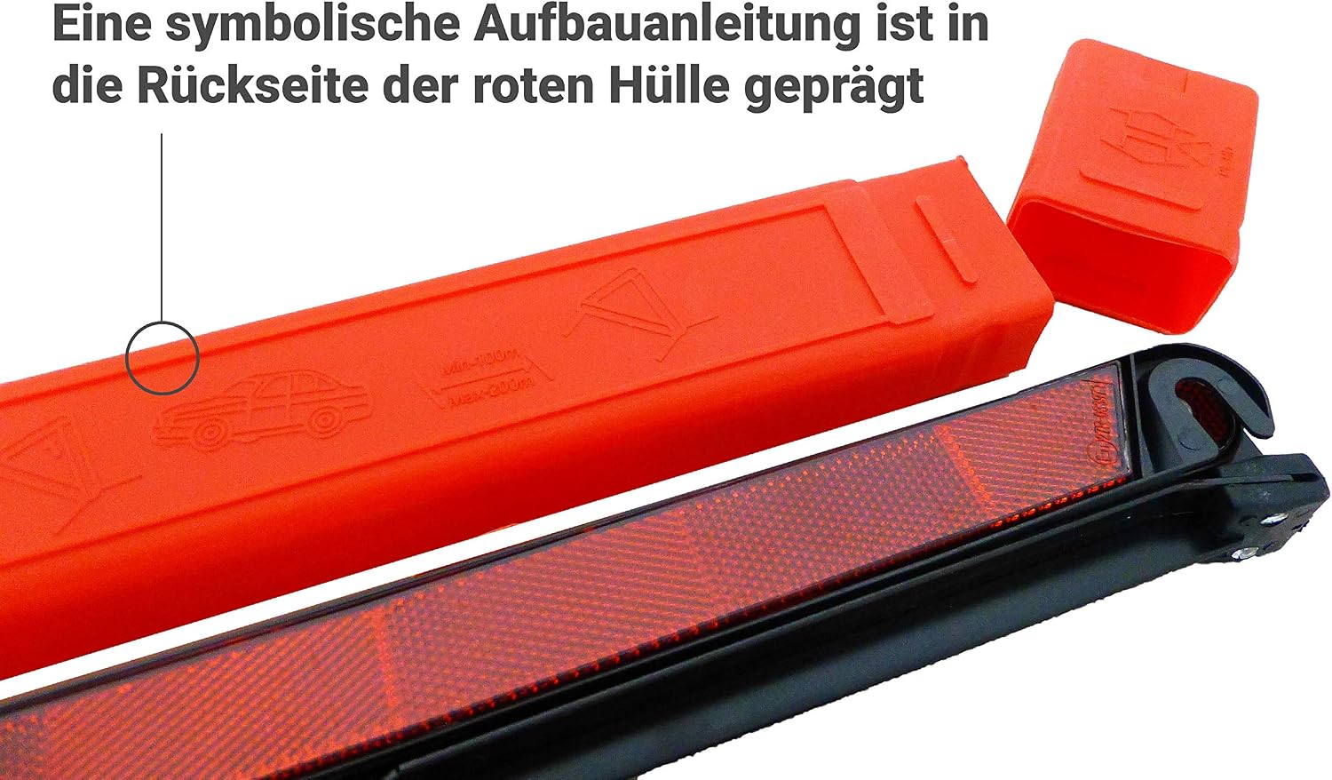 Detalle de HP Autozubehör Mini Triangle de signalisation 430×55×34 mm