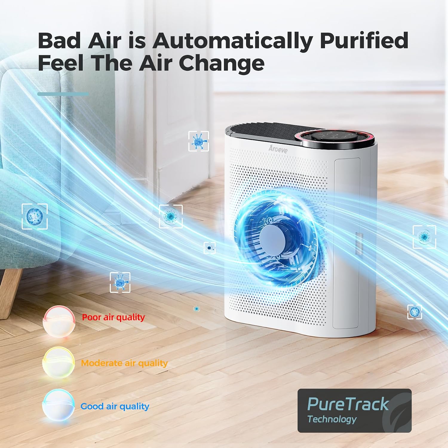Thumbnail 3 de AROEVE Air Purifier AP04