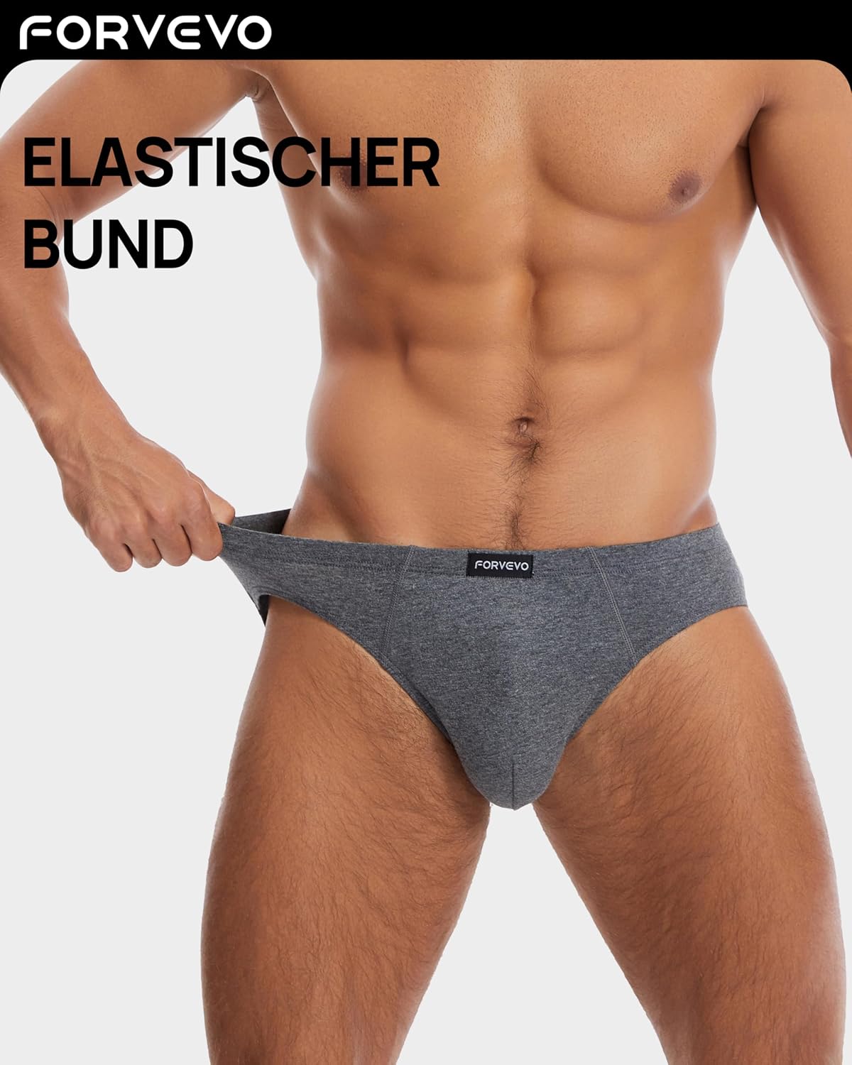 Detalle 2 de FORVEVO 7er Pack Herren Slips M-3XL