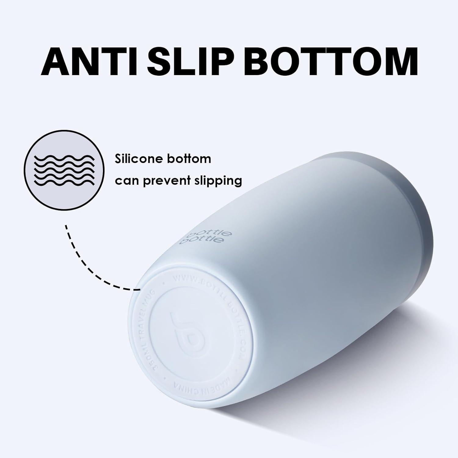 Thumbnail 4 de BOTTLE BOTTLE Travel Mug (Blue, 500 ml) — Durable stainless steel on the go