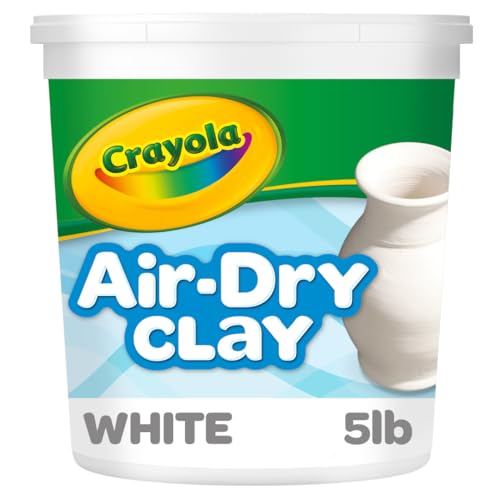 Detalle de Crayola Air Dry Clay (5lbs) – Natural White Bulk Modeling Clay for Classroom Projects