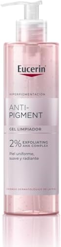 Detalle de Eucerin Anti-Pigment Gel Limpiador Facial (400 ml): exfoliante diario para una piel más luminosa y uniforme