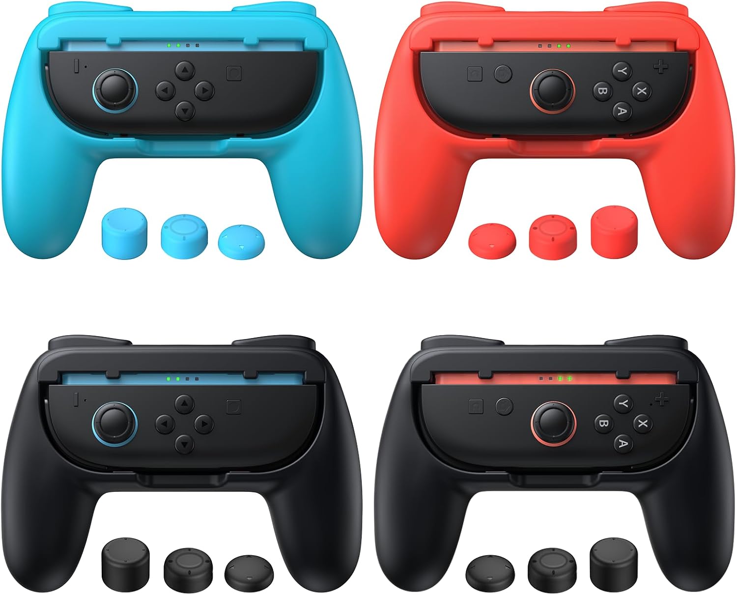 Pack de 4 Poignées Switch 2 pour JoyCon 2 - FASTSNAIL