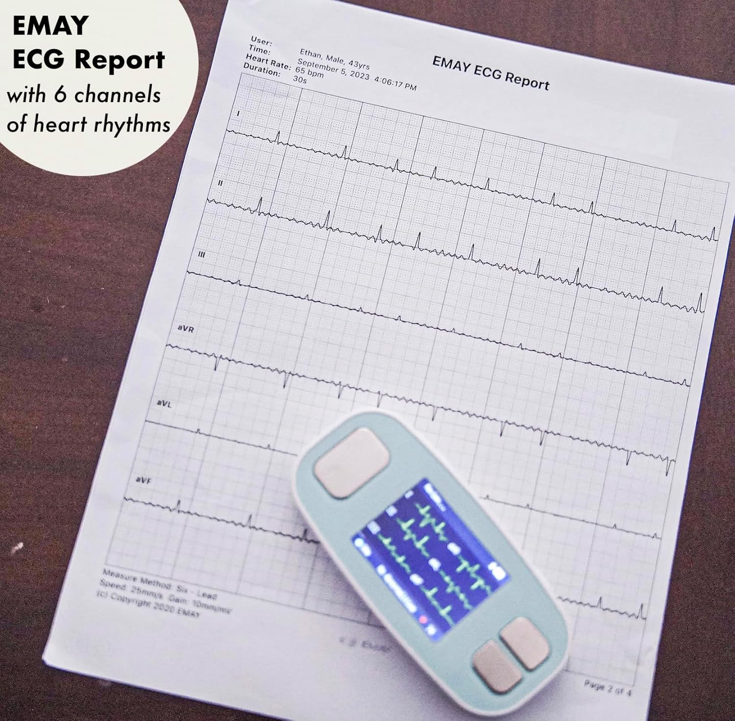 Thumbnail 6 de EMAY 6L Portable ECG Monitor 6L