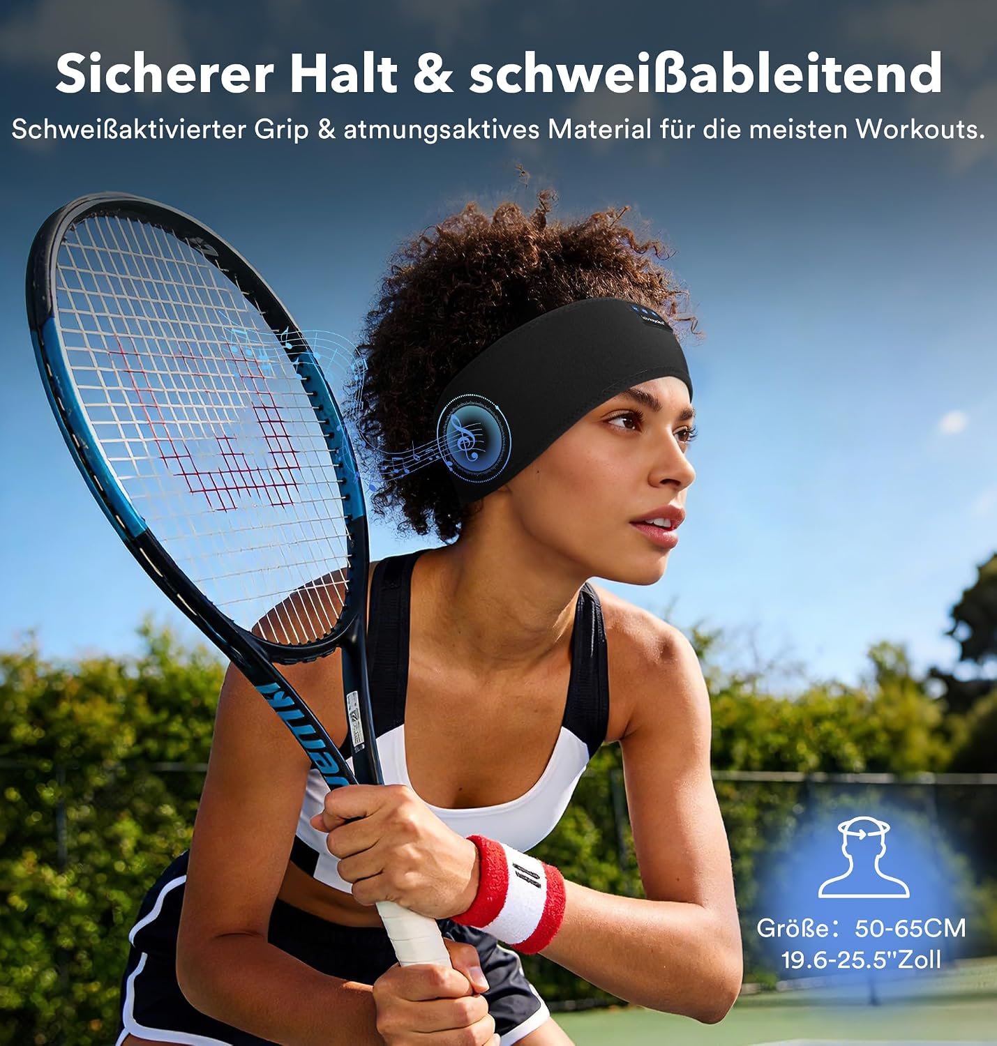 Detalle 2 de Schlafkopfhörer Bluetooth 16 Stunden