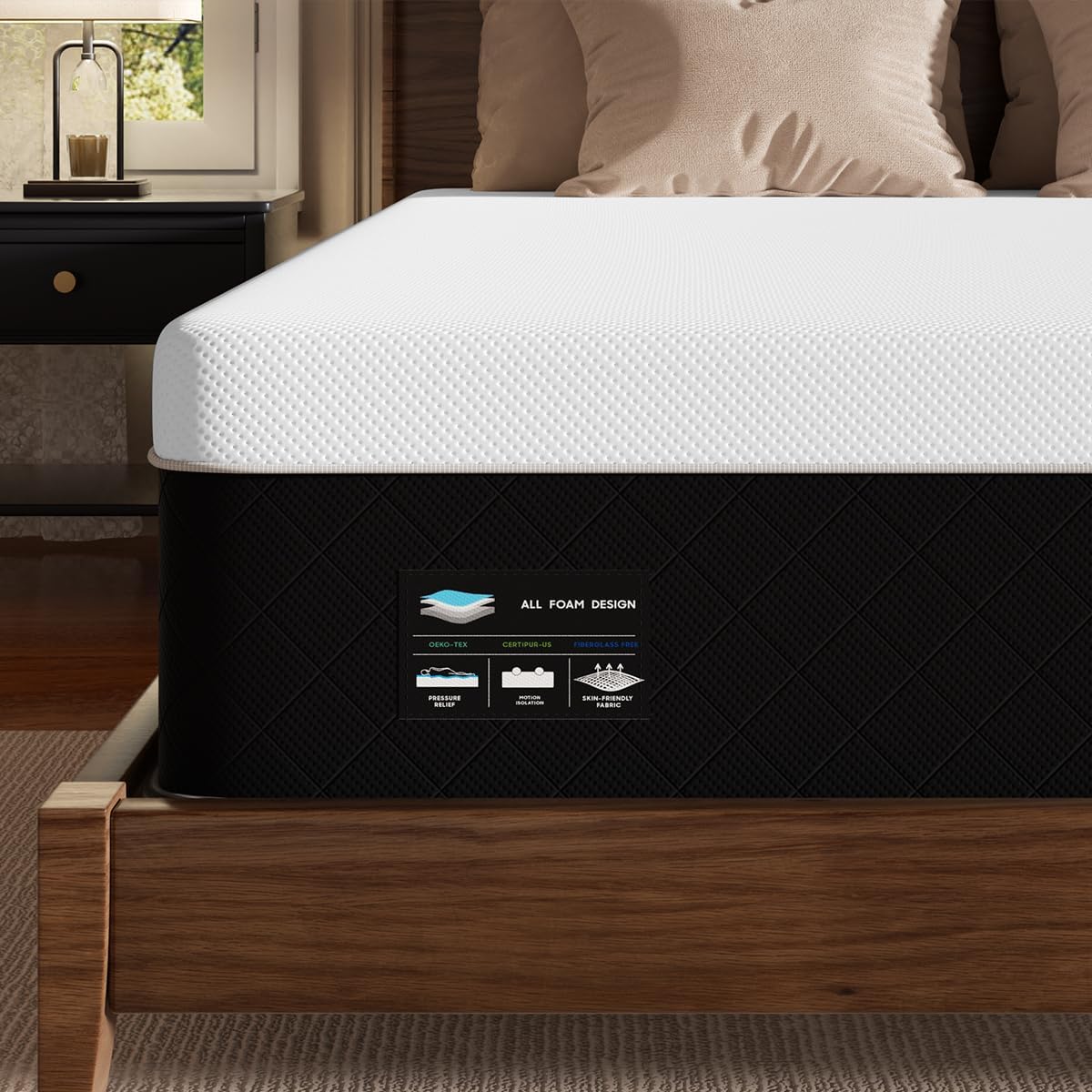 Detalle de Extra Firm Queen Mattress, 14-Inch