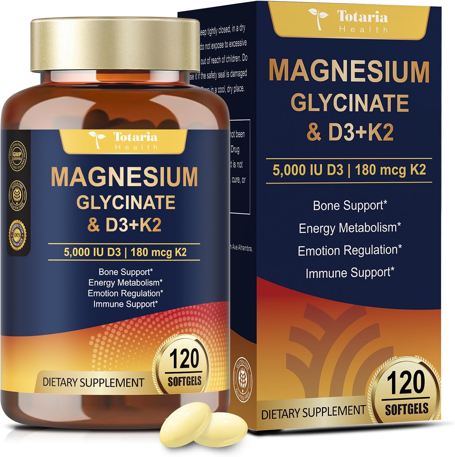 Detalle de Magnesium Glycinate Supplement 500 mg
