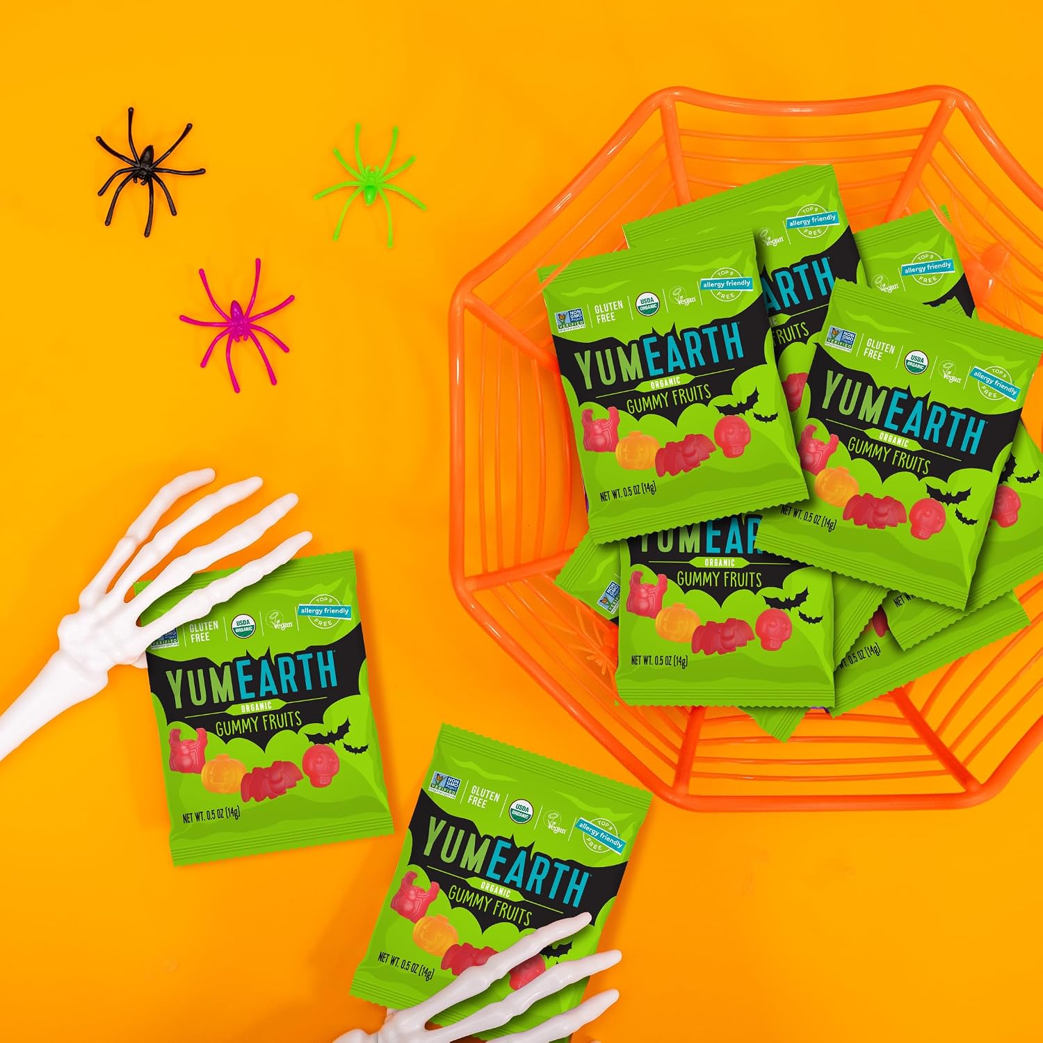Thumbnail 6 de YumEarth Organic Halloween Gummy Fruits, Individually Wrapped, 7.5 Ounce
