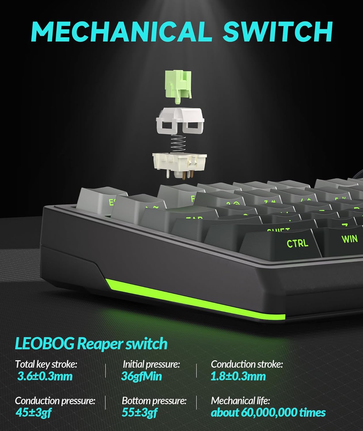 Thumbnail 4 de SOLAKAKA KI99 Pro 96% Wireless Mechanical Keyboard