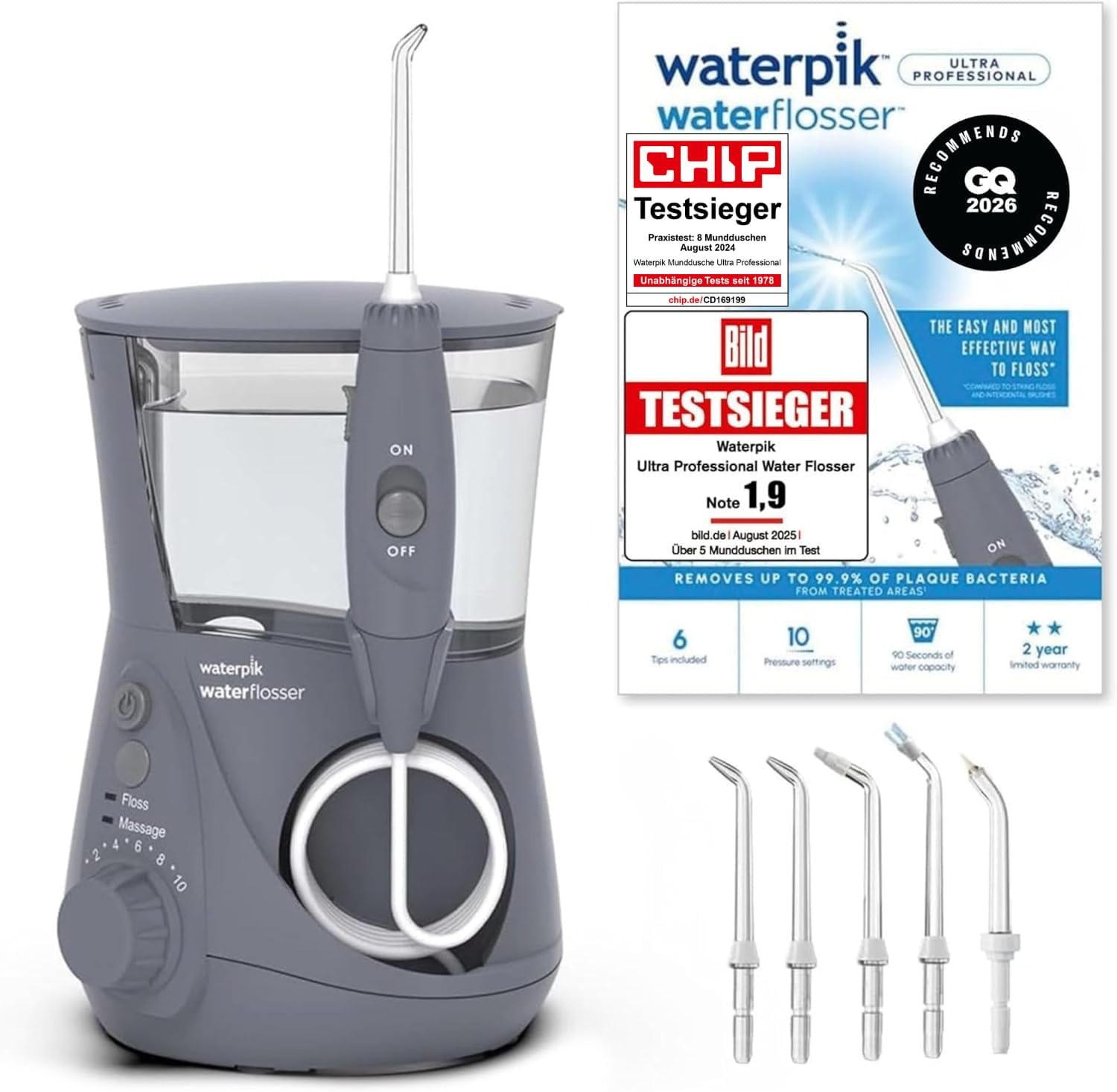 Detalle de Waterpik Water Flosser Ultra Professional 99,9%