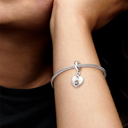 Thumbnail 6 de PANDORA Charm pendant Cœur Amis Pour Toujours – Infinity et gravures Friends Forever sur argent 925/1000