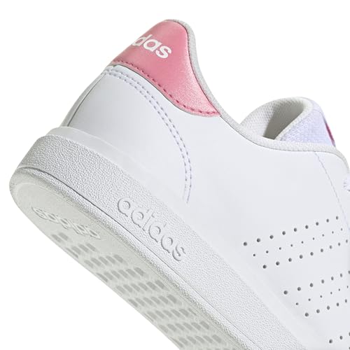 Thumbnail 4 de Adidas Advantage Base 2.0 Childhood – Chaussures basses en textile et synthétique, FTWR White/Bliss Pink/Core Black