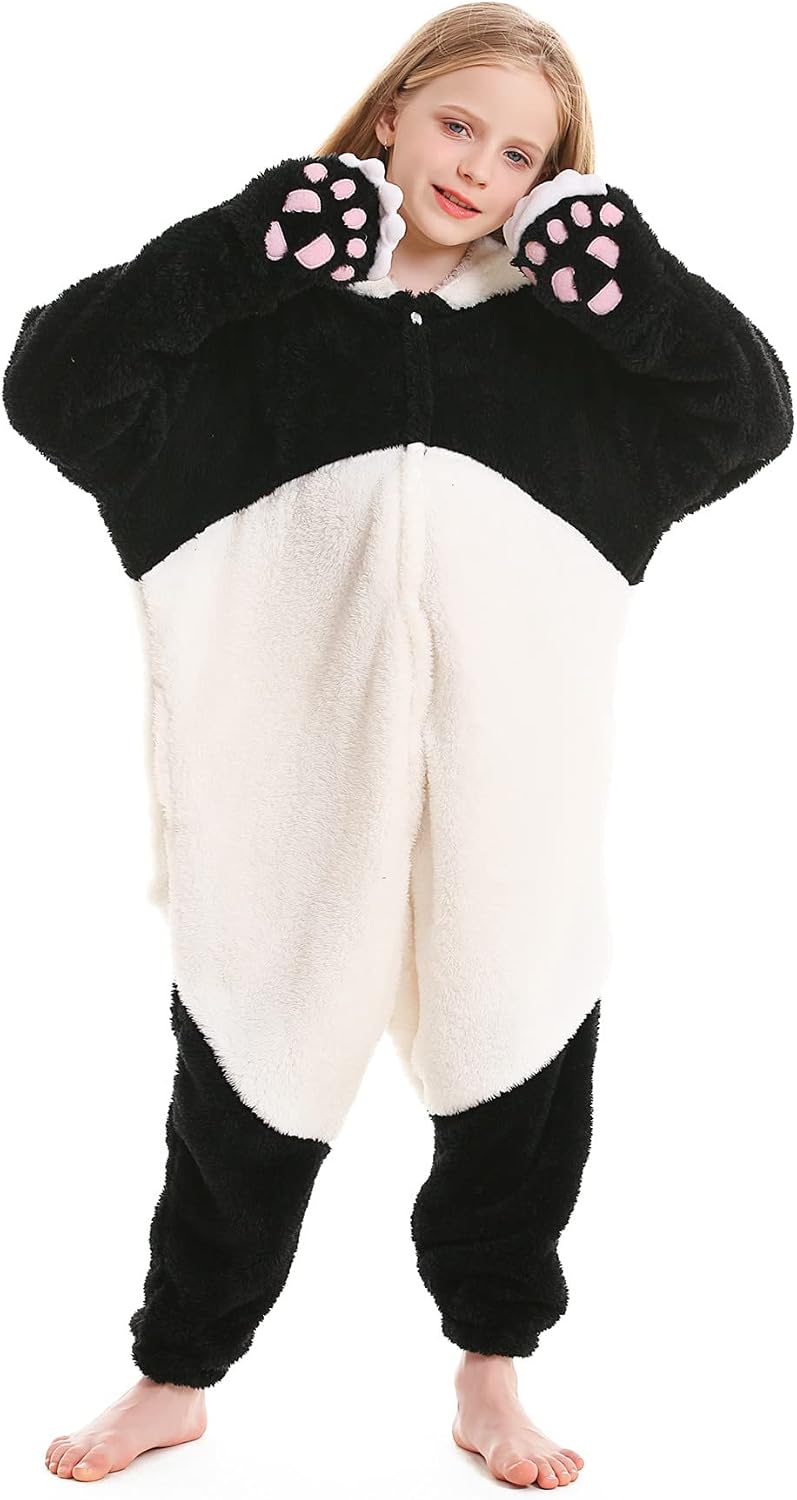 Detalle 2 de CuteOn Kids Animal Onesie Pajamas with Hood, Ears and Tail