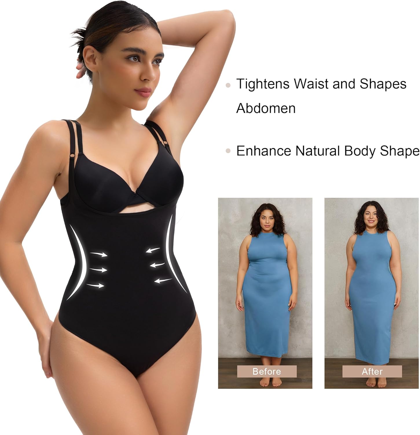 Thumbnail 4 de SHAPERX Open Bust Shapewear ⚙