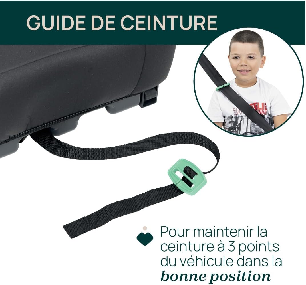 Detalle de Chicco Quasar Fix i-Size – Siège Auto Groupe 3 pour enfant 126–150 cm (7–12 ans)