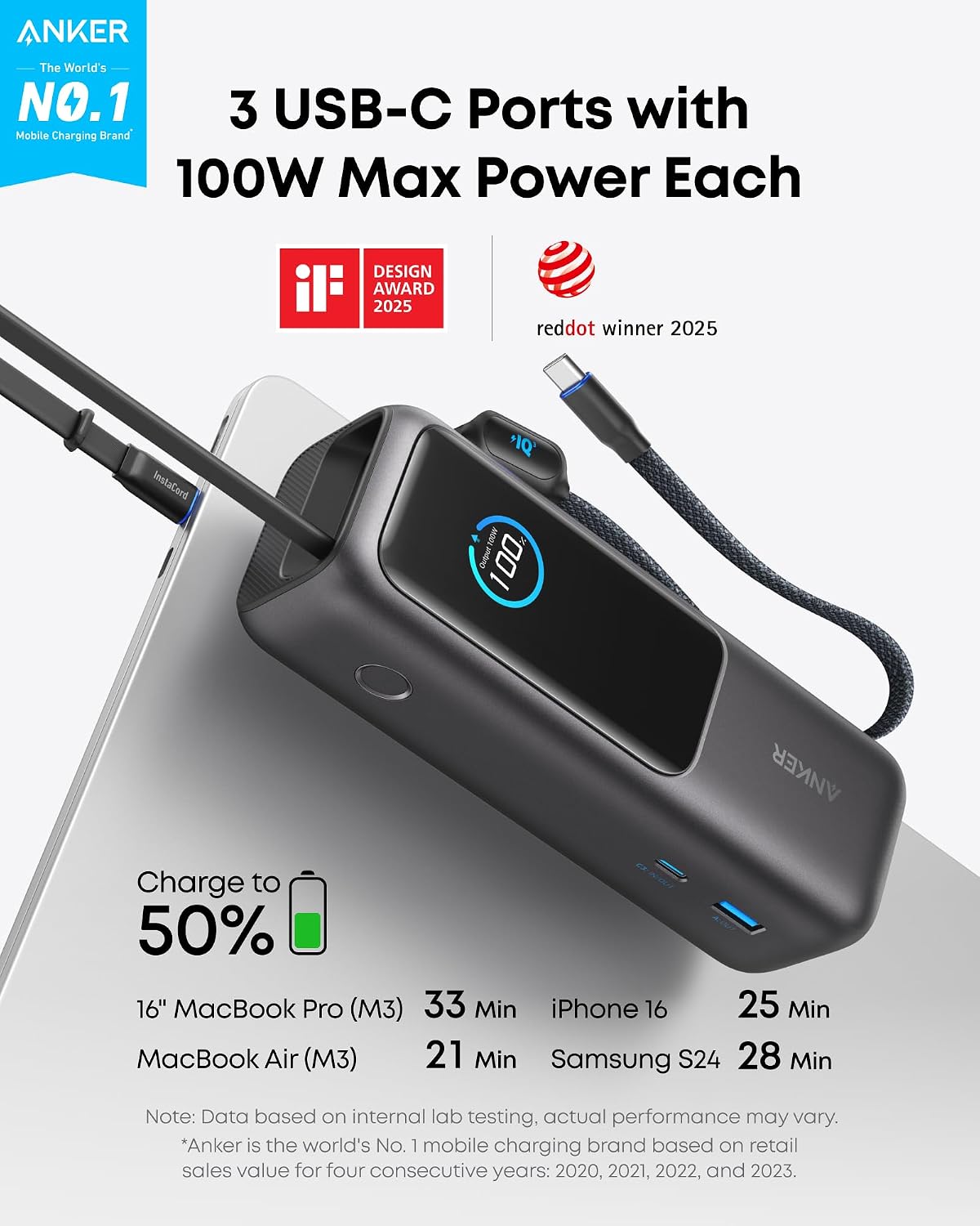Thumbnail 1 de Anker Laptop Power Bank 25K