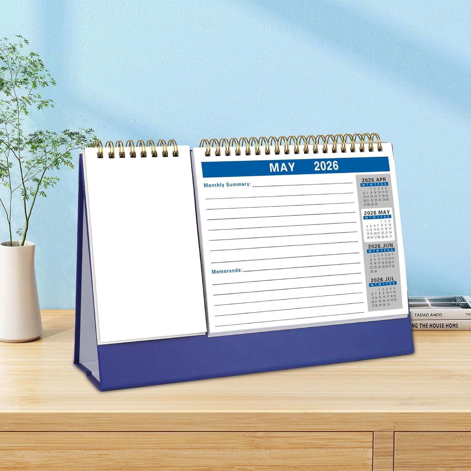 Thumbnail 5 de 2026–2028 Desktop Calendar for Home & Office 📅