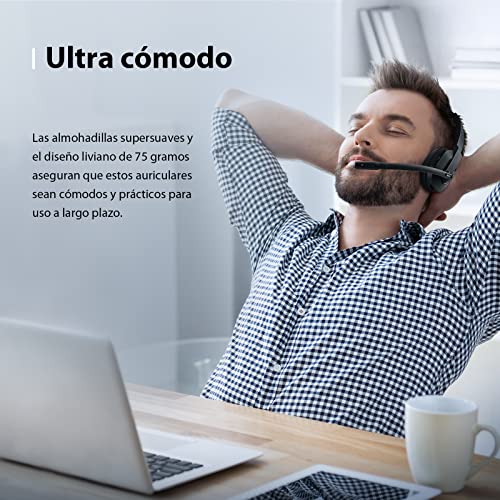 Thumbnail 9 de EKSA H5 auriculares BT para PC con micrófono, dongle USB y cancelación de ruido